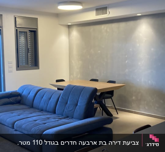 קיר צבוע בגוון אפור עם טקסטורה מיוחדת